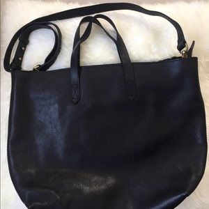 Madewell Transport Black Crossbody Carryall Bag